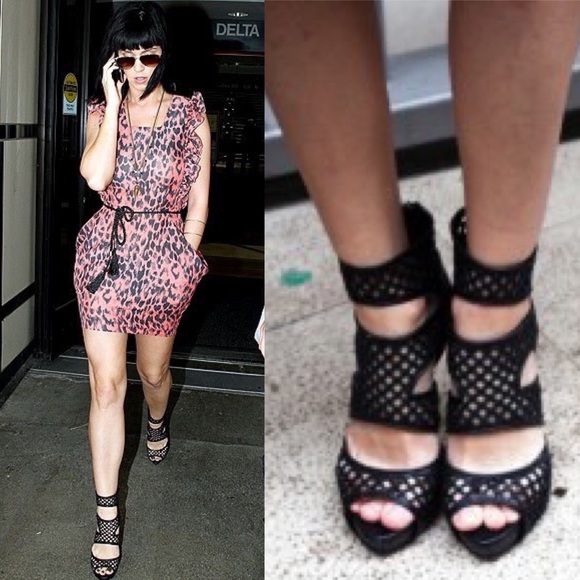 Miu Miu women’s Forma black suede caged cutout platform sandals size IT 39.5 - Picture 13 of 17